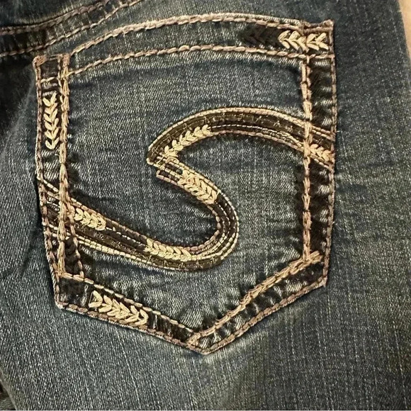 Silver Aiko Mid Bootcut Women’s Jeans W31/L31 - Picture 3 of 12